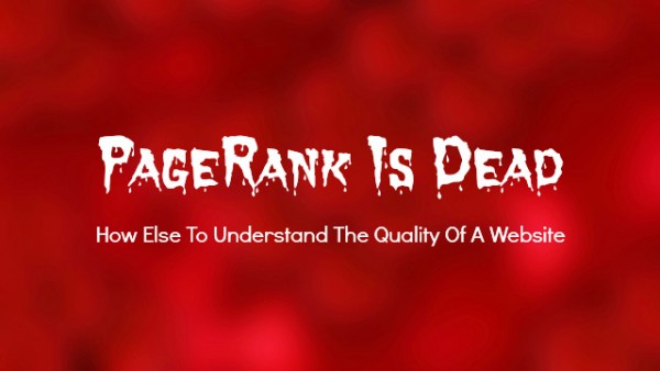 PageRank-Is-Dead